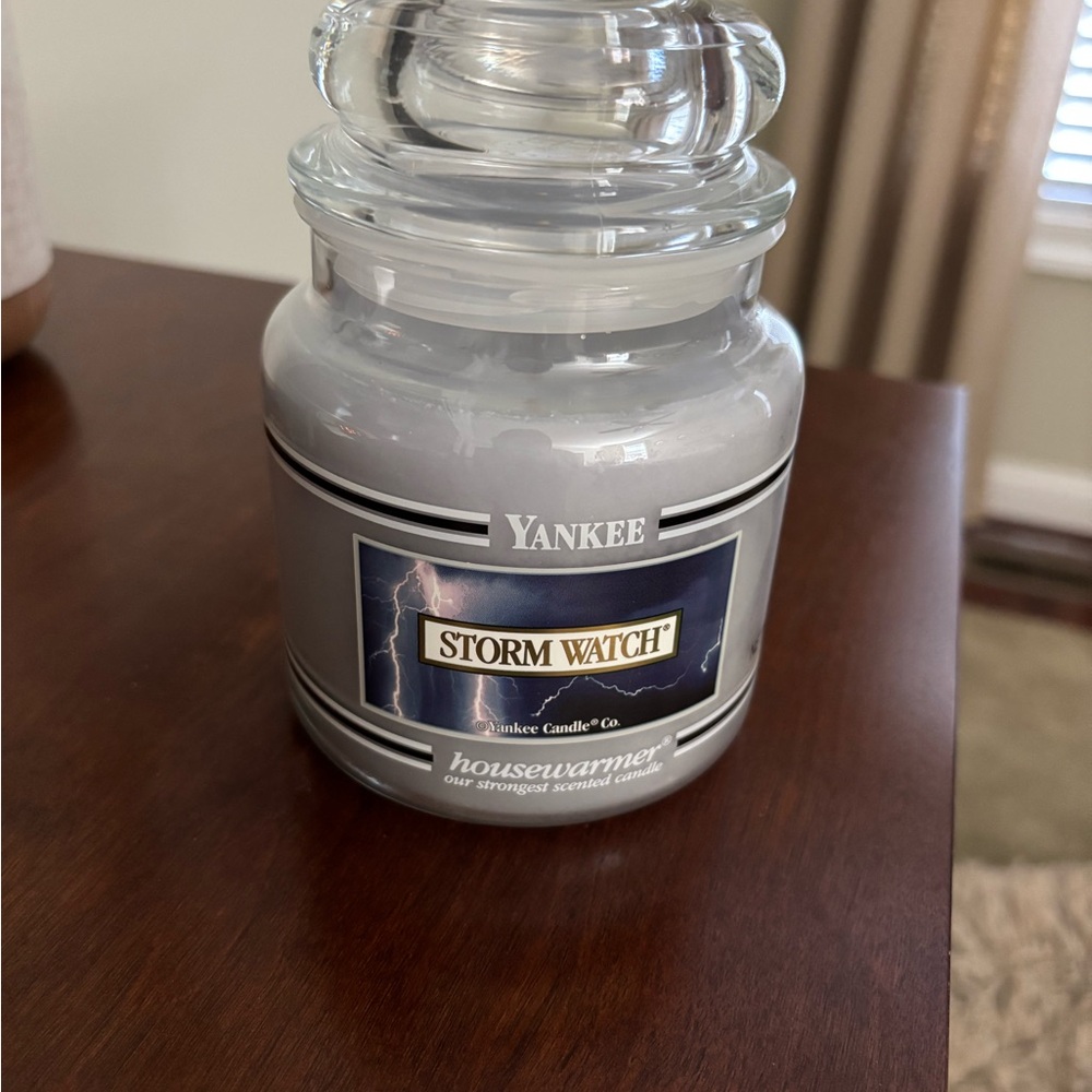 Yankee Candle Storm Watch 14.5 oz. Jar.